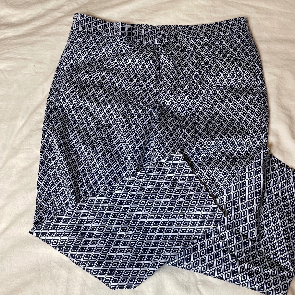 NYDJ cropped stretch cotton dress slack size 16W